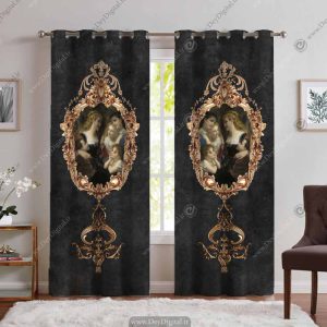 پرده پانچی کلاسیک PK-2794