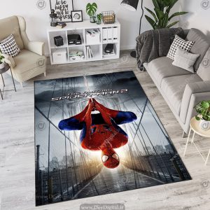 فرش چاپی طرح مرد عنکبوتی شگفت انگیز