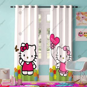 پرده پانچی طرح کیتی PK-2833