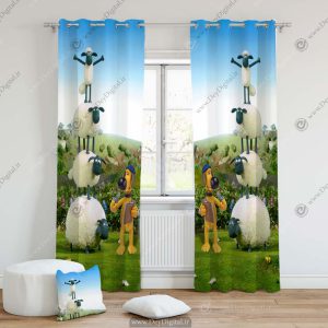 پرده چاپی طرح بره ناقولا PK-2841