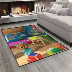 فرش چاپی طرح بچه و اتاق اسباب بازی