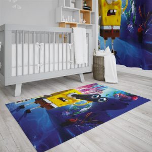 فرشینه چاپی طرح کاراکتر باب اسفنجی