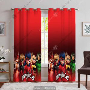 پرده پانچ پسر گربه ای و لیدی باگ PK-3676