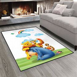 فرش چاپی طرح کارتونی پو