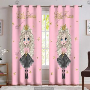پرده اتاق دختر طرح پرنسس