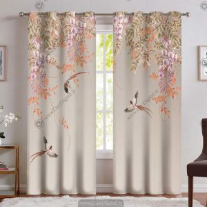 پرده اتاق خواب طرح سه بعدی