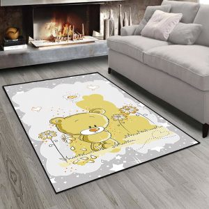 فرش چاپی طرح عروسک خرسی