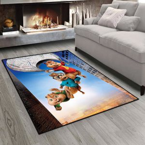فرشینه چاپی طرح آلوین و سنجابها