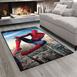 فرش چاپی طرح مرد عنکبوتی مناسب فضای اتاق پسر