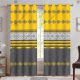 پرده پانچی طرح داماسک