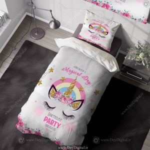 روتختی کودک دخترانه طرح تکشاخ