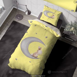 روتختی کودک طرح فانتزی ماه و ستاره