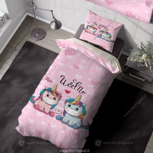 روتختی کودک دختر طرح یونیکورن