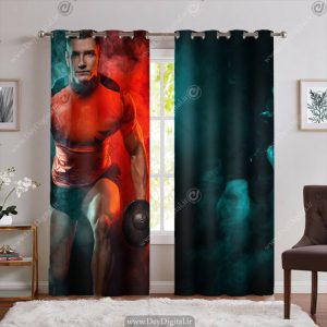 پرده شیک برای باشگاه ورزشی مردانه