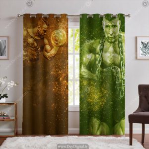 پرده برای باشگاه بدنسازی مردانه