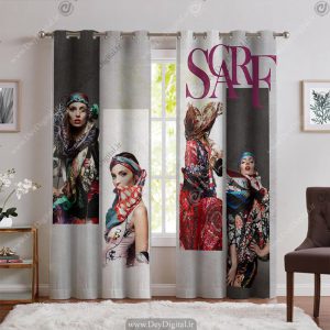 پرده پانچی برای روسری فروشی