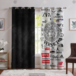 پرده طرح برندهای پوشاک برای بوتیک