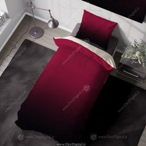 روتختی طرح گردینت قرمز برای یکنفر