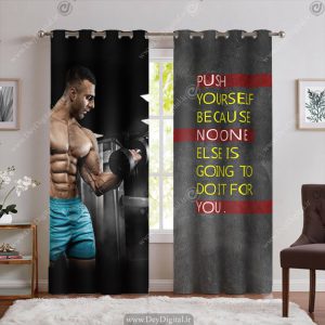 پرده اسپرت ورزشی برای باشگاه بدنسازی