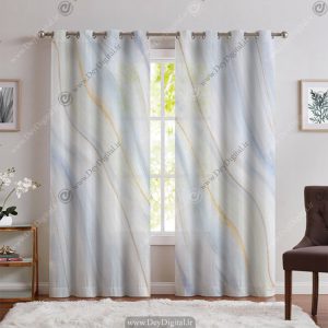 پرده پانچی طرح سنگ اسلب PK-6449