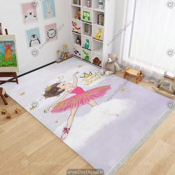 فرشینه طرح پرنسس با لباس باله