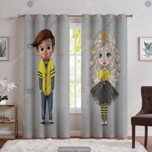 پرده چاپی فانتزی اتاق کودک
