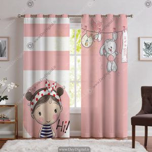 پرده چاپی برای اتاق دختر