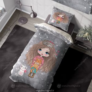 روتختی کودک دختر طرح عروسکی