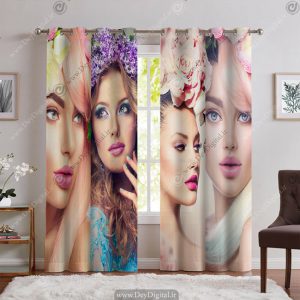 پرده برای آرایشگاه زنانه