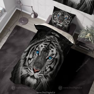 روتختی سه بعدی یکنفره طرح ببر