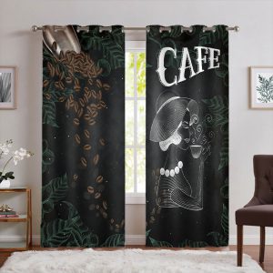 پرده چاپی سه بعدی برای کافی شاپ