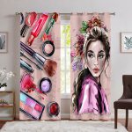 پرده پانچی شیک برای سالن زیبایی زنانه