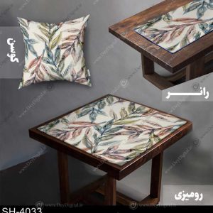 رومیزی و رانر طرح گل کد SH-4033