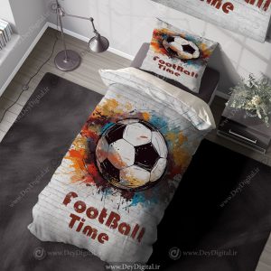 روتختی پسرانه مدل توپ فوتبال سه بعدی