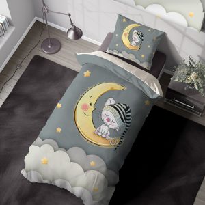 ست روتختی خرس روی ماه در ستاره ها