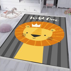 فرشینه اتاق پسر مدل شیر عروسکی