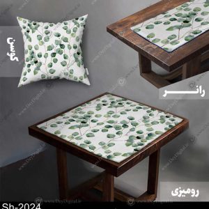 رومیزی و رانر طرح گل کد Sh-2024