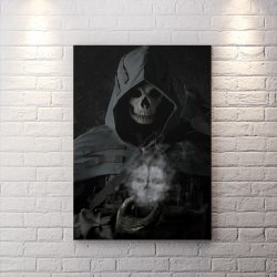 تابلو گیمینگ طرح شخصیت Simon "Ghost" Riley از بازی کالاف دیوتی