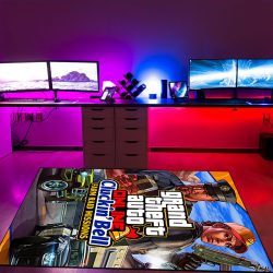 فرشینه چاپی سه بعدی بازی GTA اتومیبل دزدی بزرگ