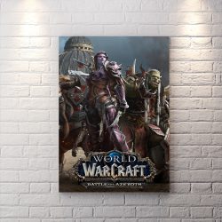 تابلو شاسی گیمینگ طرح Battle for Azeroth از بازی وارکرفت