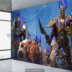 پوستر دیواری سه بعدی بازی جنگی وار کرفت