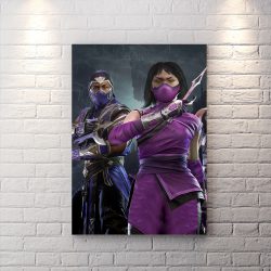 تابلو اتاق گیمینگ طرح شخصیت Mileena از بازی مورتال کمبت
