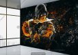 کاغذ دیواری سه بعدی طرح Scorpion شخصیت بازی مورتال