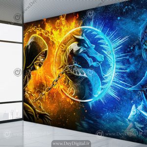 پوستر دیواری گیمینگ مورتال کمبت