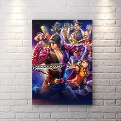 تابلو اتاق گیمینگ طرح شخصیت Jin Kazama از بازی تیکن