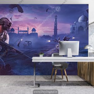 پوستر سه بعدی شخصیت مبارز محبوب در تاریکی