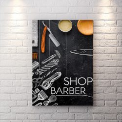 تابلو آرایشگاه مردانه