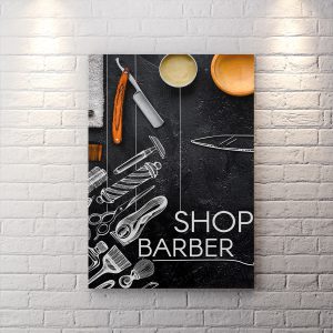 تابلو آرایشگاه مردانه