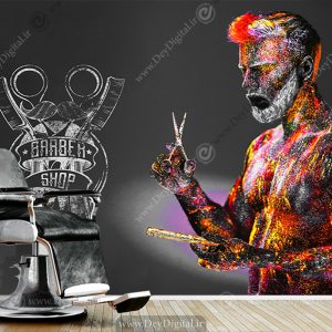 پوستر دیواری خاص و شیک آرایشگاه مردانه