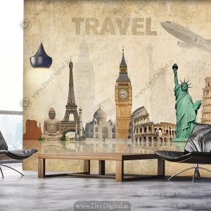 پوستر دیواری مناسب آژانس مسافرتی